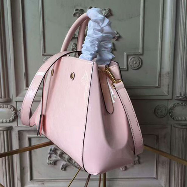 Сумка Louis Vuitton M50404 Montaigne BB Tote Bag Monogram Vernis "Beige" фото № 3