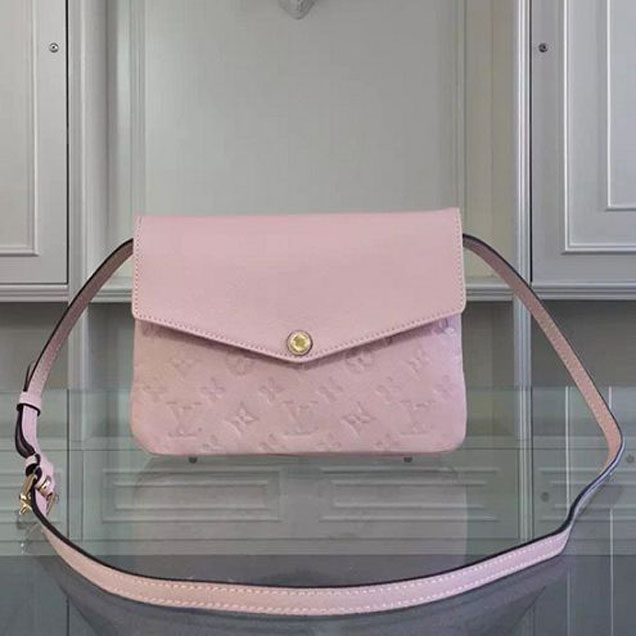 Сумка Louis Vuitton M50506 Twice Crossbody Bag Monogram Empreinte Leather "Pink" фото № 2