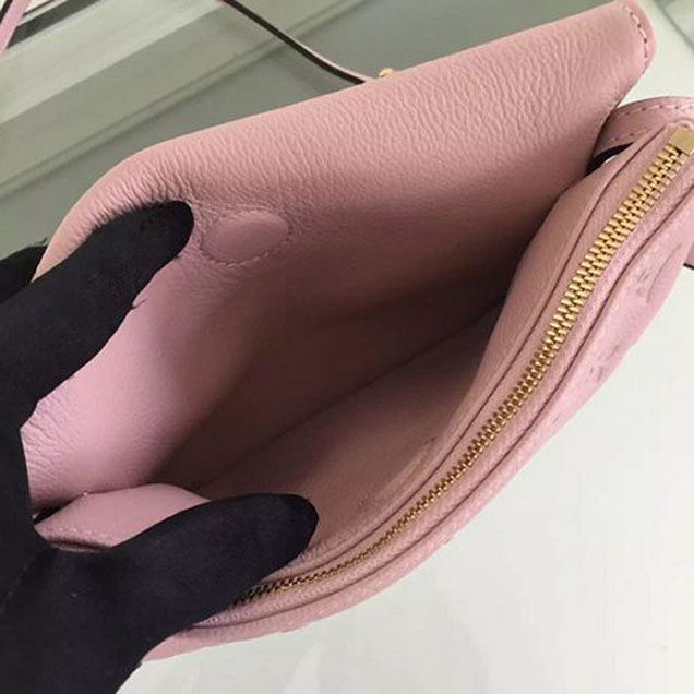 Сумка Louis Vuitton M50506 Twice Crossbody Bag Monogram Empreinte Leather "Pink" фото № 8