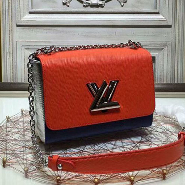 Сумка Louis Vuitton M53010 Twist MM Shoulder Bag Epi Leather "Orange" фото № 2
