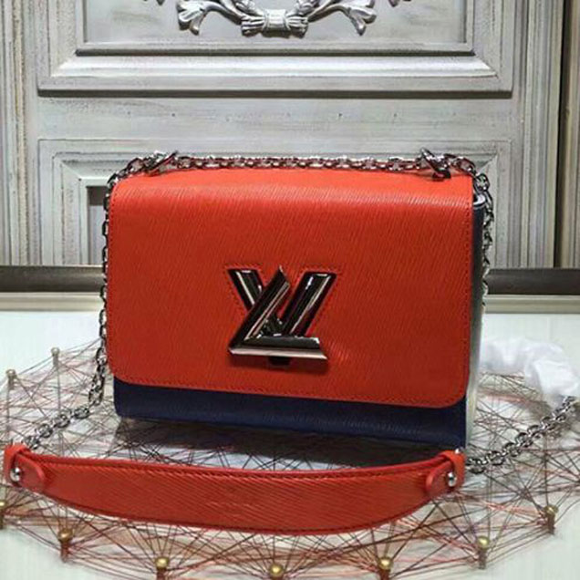 Сумка Louis Vuitton M53010 Twist MM Shoulder Bag Epi Leather "Orange" фото № 3