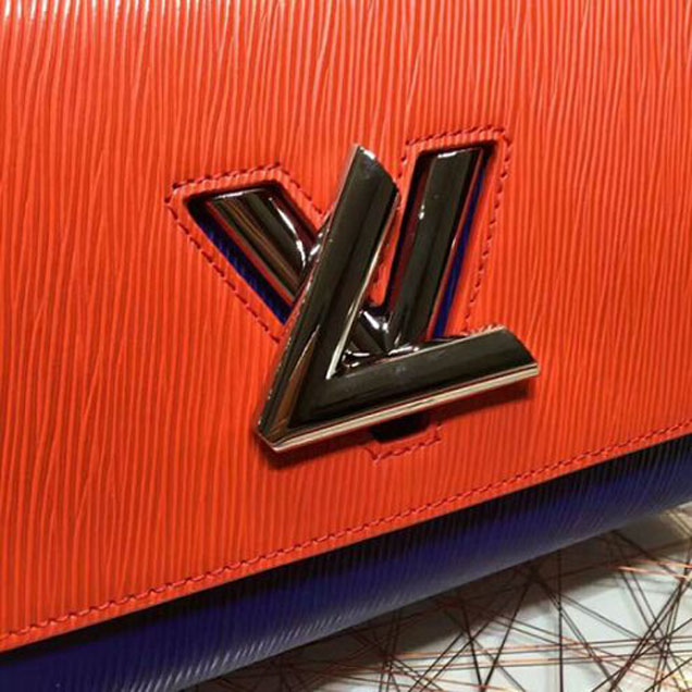 Сумка Louis Vuitton M53010 Twist MM Shoulder Bag Epi Leather "Orange" фото № 7