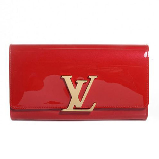 Клатч Louis Vuitton M90199 Louise Monogram Vernis "Red" фото № 2