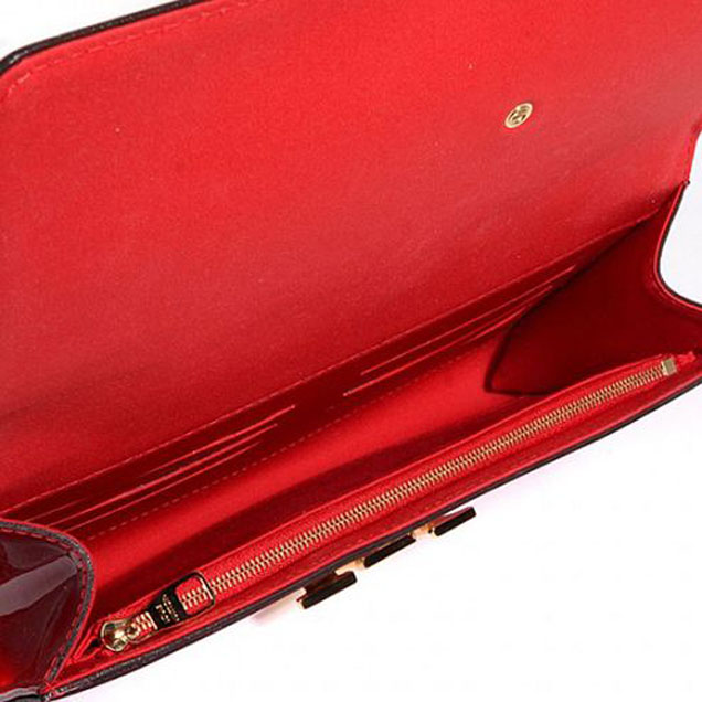 Клатч Louis Vuitton M90199 Louise Monogram Vernis "Red" фото № 5