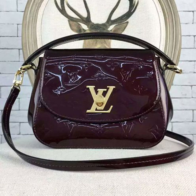 Сумка Louis Vuitton M90942 Pasadena Crossbody Bag Monogram Vernis "Chocolate" фото № 2