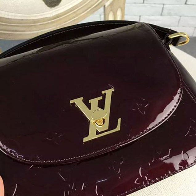 Сумка Louis Vuitton M90942 Pasadena Crossbody Bag Monogram Vernis "Chocolate" фото № 6