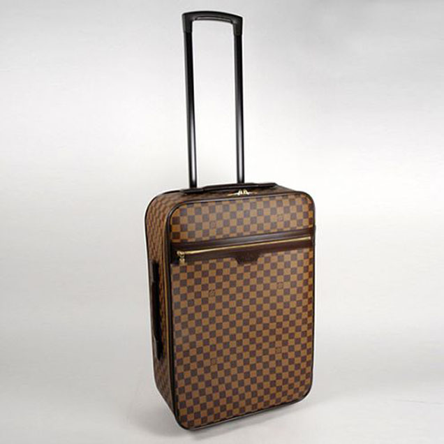 Чемодан Louis Vuitton N23255 Pegase 60 Rolling Luggage Damier Ebene Canvas "Brown" фото № 2