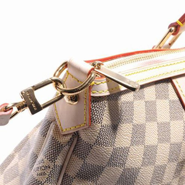 Сумка Louis Vuitton N41111 Siracusa GM Shoulder Bag Damier Azur Canvas "White" фото № 5
