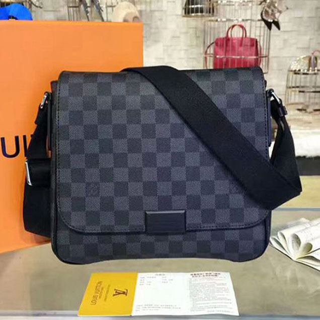 Сумка Louis Vuitton N41260 District PM Messenger Bag Damier Graphite Canvas "Graphite" фото № 2