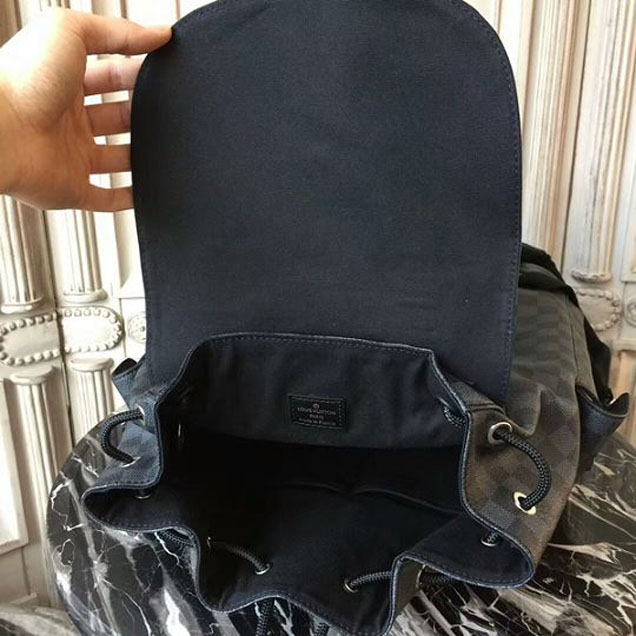 Рюкзак Louis Vuitton N41379 Christopher PM Backpack Damier Graphite Canvas "Graphite" фото № 9