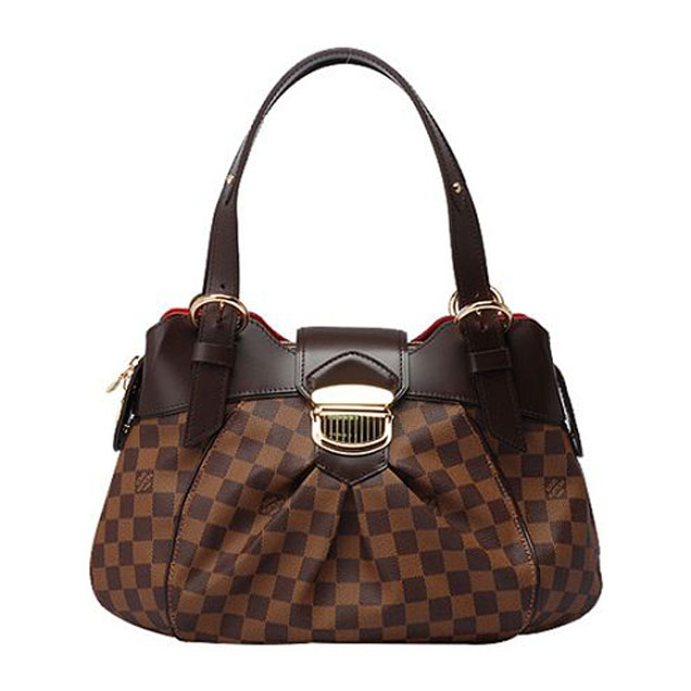 Сумка Louis Vuitton N41542 Sistina PM Hobo Bag Damier Ebene Canvas "Brown" фото № 2
