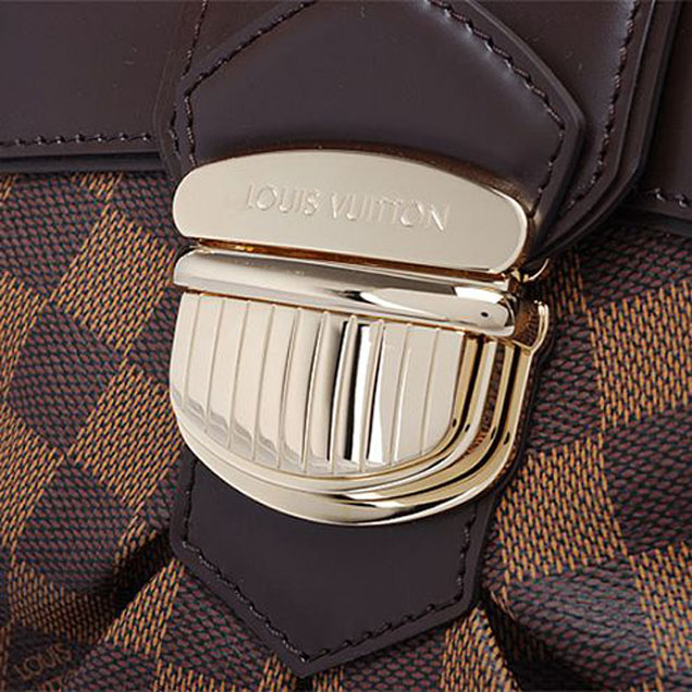 Сумка Louis Vuitton N41542 Sistina PM Hobo Bag Damier Ebene Canvas "Brown" фото № 6