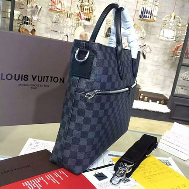 Портфель Louis Vuitton N41564 7 Days A Week Briefcase Damier Graphite Canvas "Graphite" фото № 3