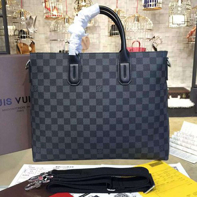 Портфель Louis Vuitton N41564 7 Days A Week Briefcase Damier Graphite Canvas "Graphite" фото № 4