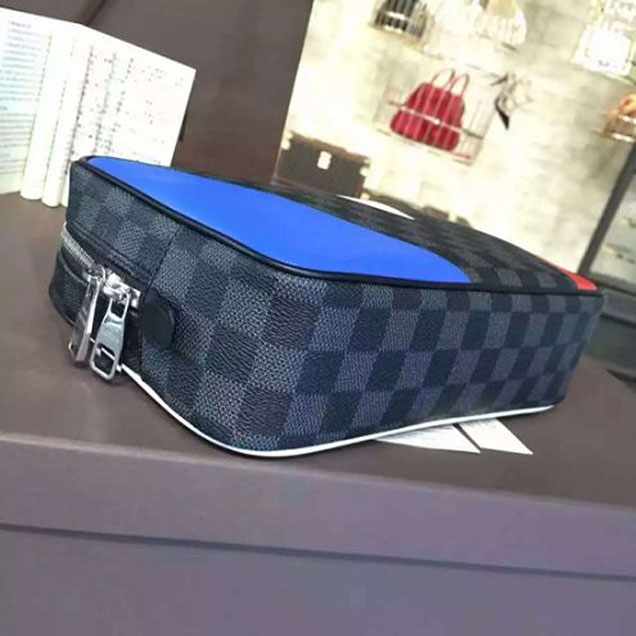 Косметичка Louis Vuitton N41608 Toiletry Bag Damier Cobalt Canvas "Navy Blue" фото № 6