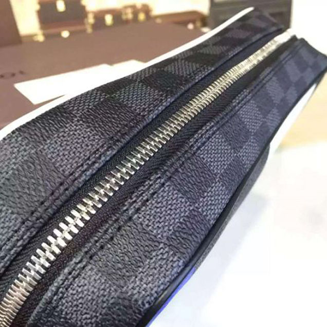 Косметичка Louis Vuitton N41608 Toiletry Bag Damier Cobalt Canvas "Navy Blue" фото № 7