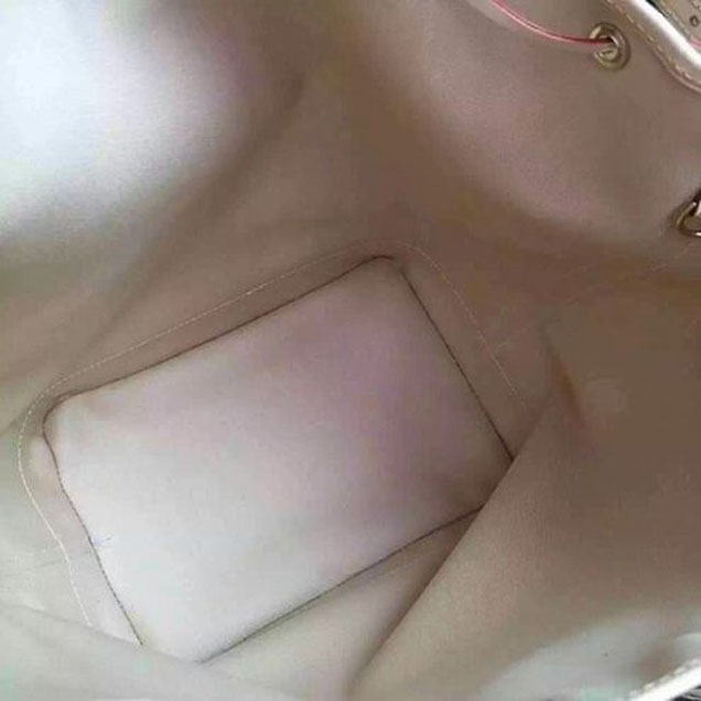 Сумка Louis Vuitton N42222 Noe Shoulder Bag Damier Azur Canvas "White" фото № 8