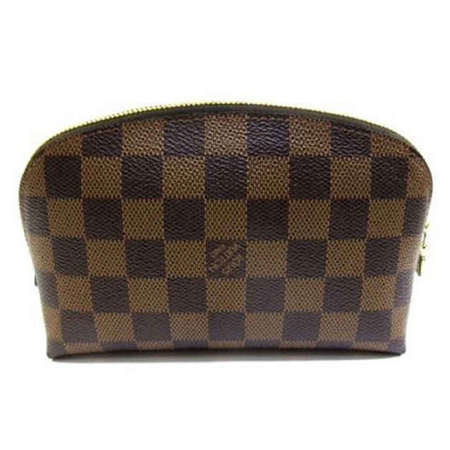 Косметичка Louis Vuitton N47516 Cosmetic Pouch Damier Ebene Canvas "Brown" фото № 4