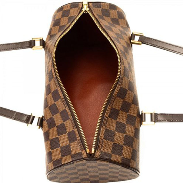 Сумка Louis Vuitton N51303 Papillion 30 Tote Bag Damier Ebene Canvas "Brown" фото № 6
