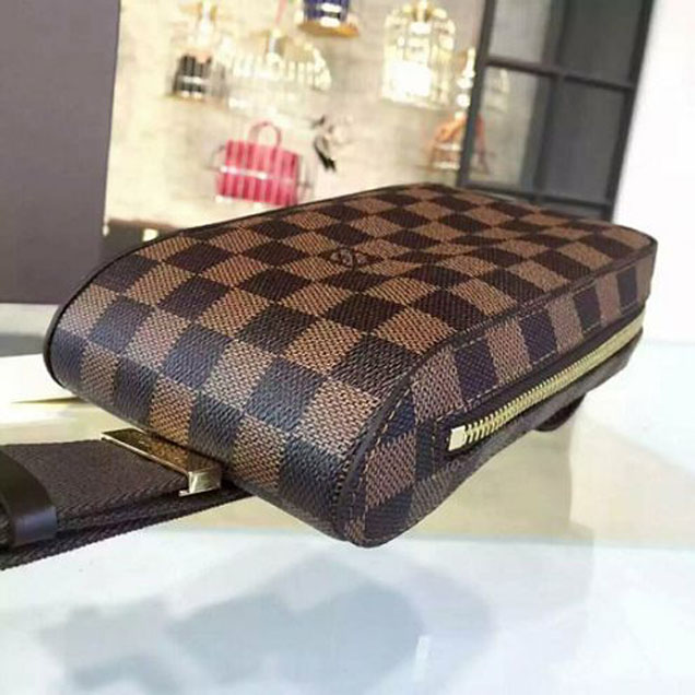 Сумка Louis Vuitton N51994 Geronimos Hip Pack Damier Ebene Canvas "Brown" фото № 5