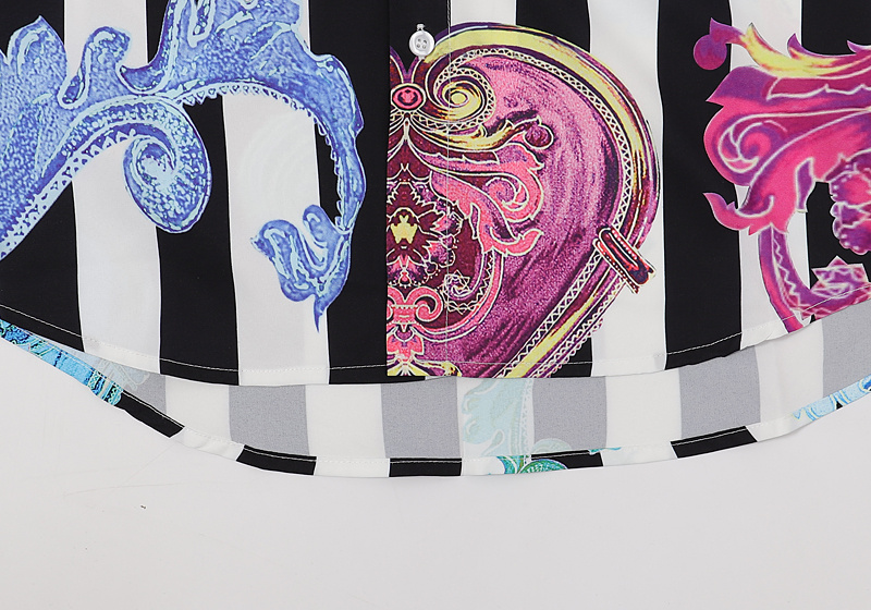 Рубашка Versace With Floral Pattern "White" фото № 5