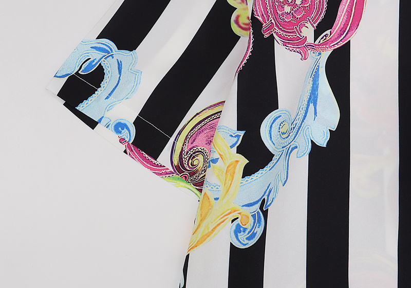 Рубашка Versace With Floral Pattern "White" фото № 6