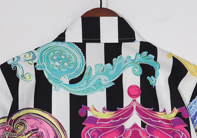 Рубашка Versace With Floral Pattern "White" фото № 9