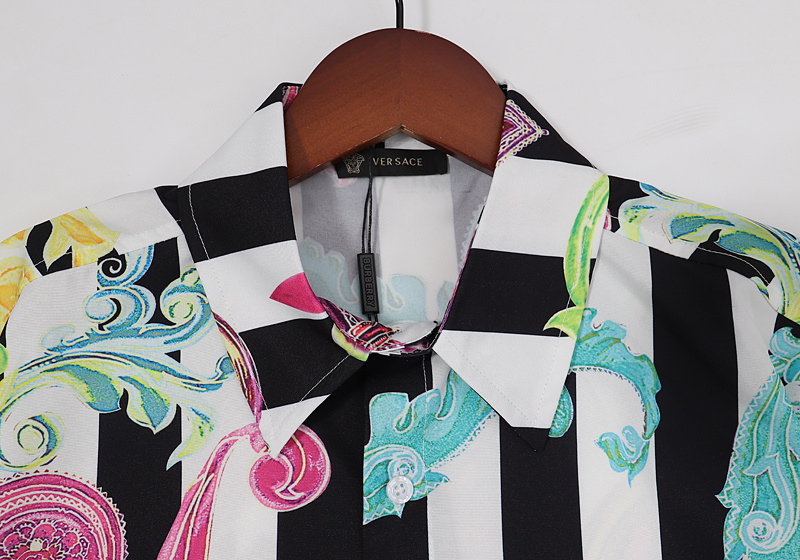 Рубашка Versace With Floral Pattern "White" фото № 7