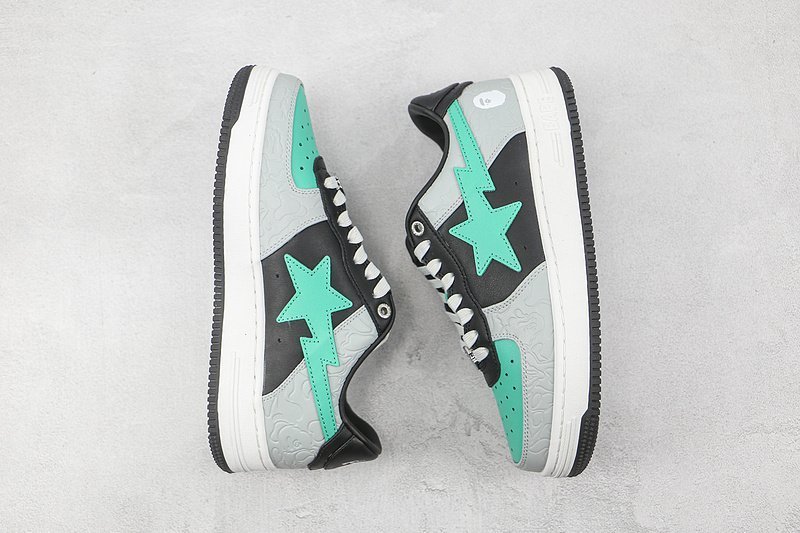 Уникальный мета-заголовок: "A Bathing Ape Bape Sta «Черный/Серый/Мятный»" фото № 7