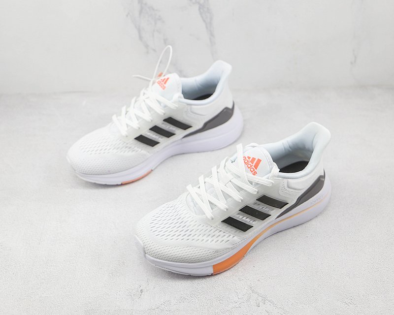 Adidas EQ21 "White/Black/Iron Metallic" фото № 5