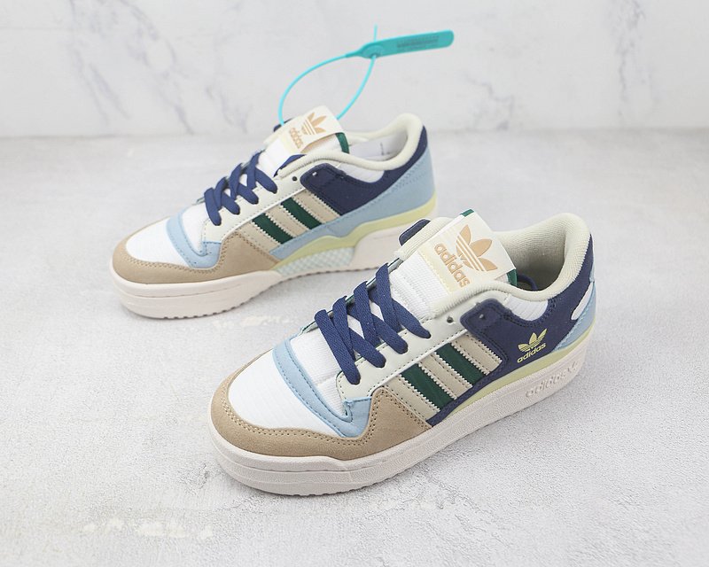 Adidas Forum 84 Low "Navy And Sand-Blue" фото № 5