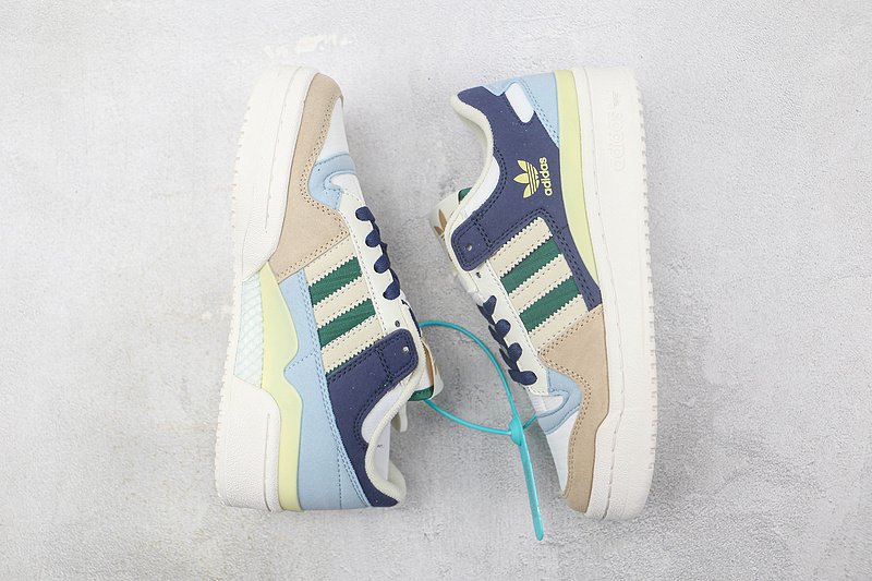 Adidas Forum 84 Low "Navy And Sand-Blue" фото № 6