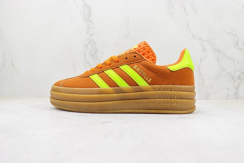 Adidas Gazelle Bold "Solar Orange/Green" фото № 2