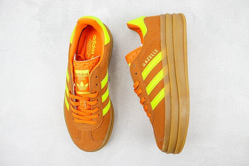 Adidas Gazelle Bold "Solar Orange/Green" фото № 6