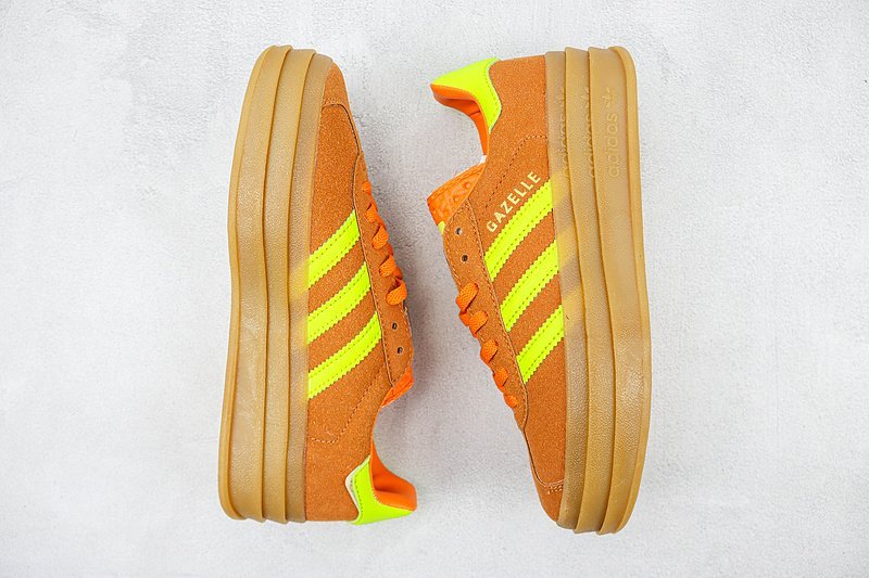 Adidas Gazelle Bold "Solar Orange/Green" фото № 7