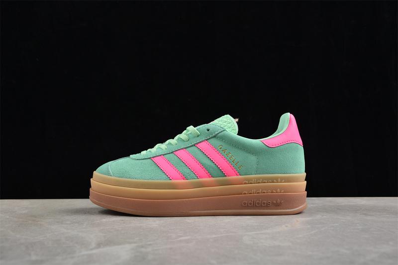 Adidas Gazelle Bold "Pulse Mint Screaming Pink" фото № 2