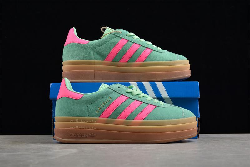 Adidas Gazelle Bold "Pulse Mint Screaming Pink" фото № 5