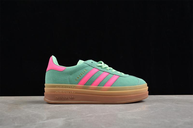 Adidas Gazelle Bold "Pulse Mint Screaming Pink" фото № 4