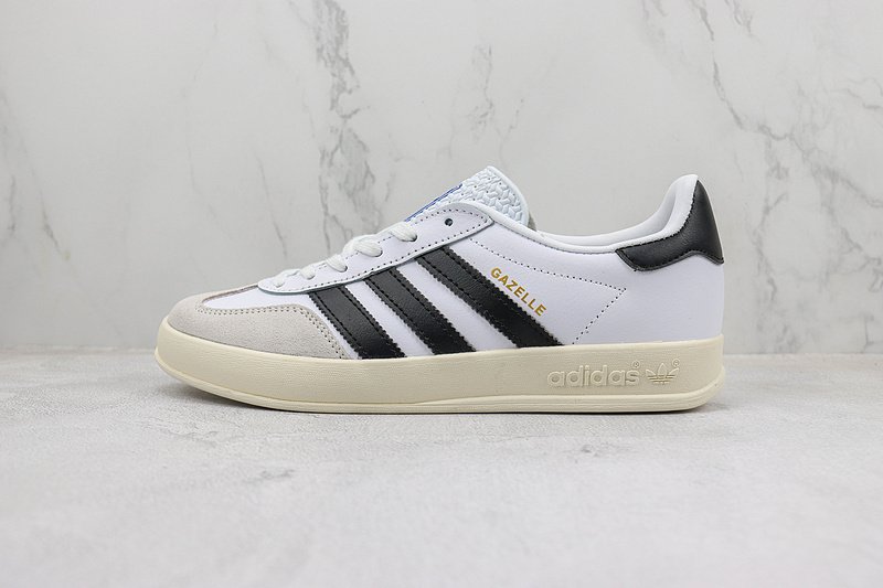 Adidas Gazelle Indoor "Light Beige/White/Black" фото № 2