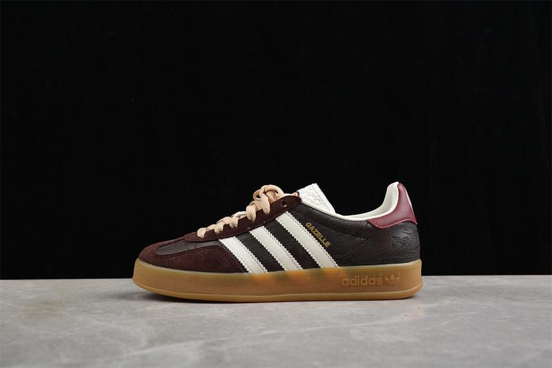 Adidas Gazelle Indoor "Burgundy Leather" фото № 5