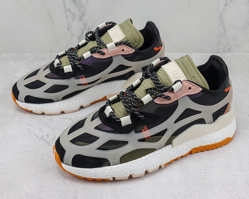 Adidas IVP Nite Jogger "Black/Green/Pink/White" фото № 5