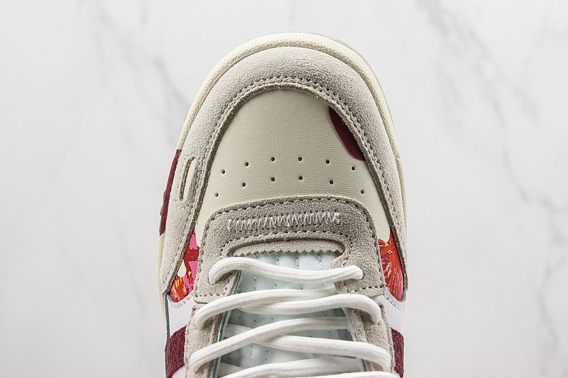 Adidas Post Up "White/Beige/Burgundy" фото № 4