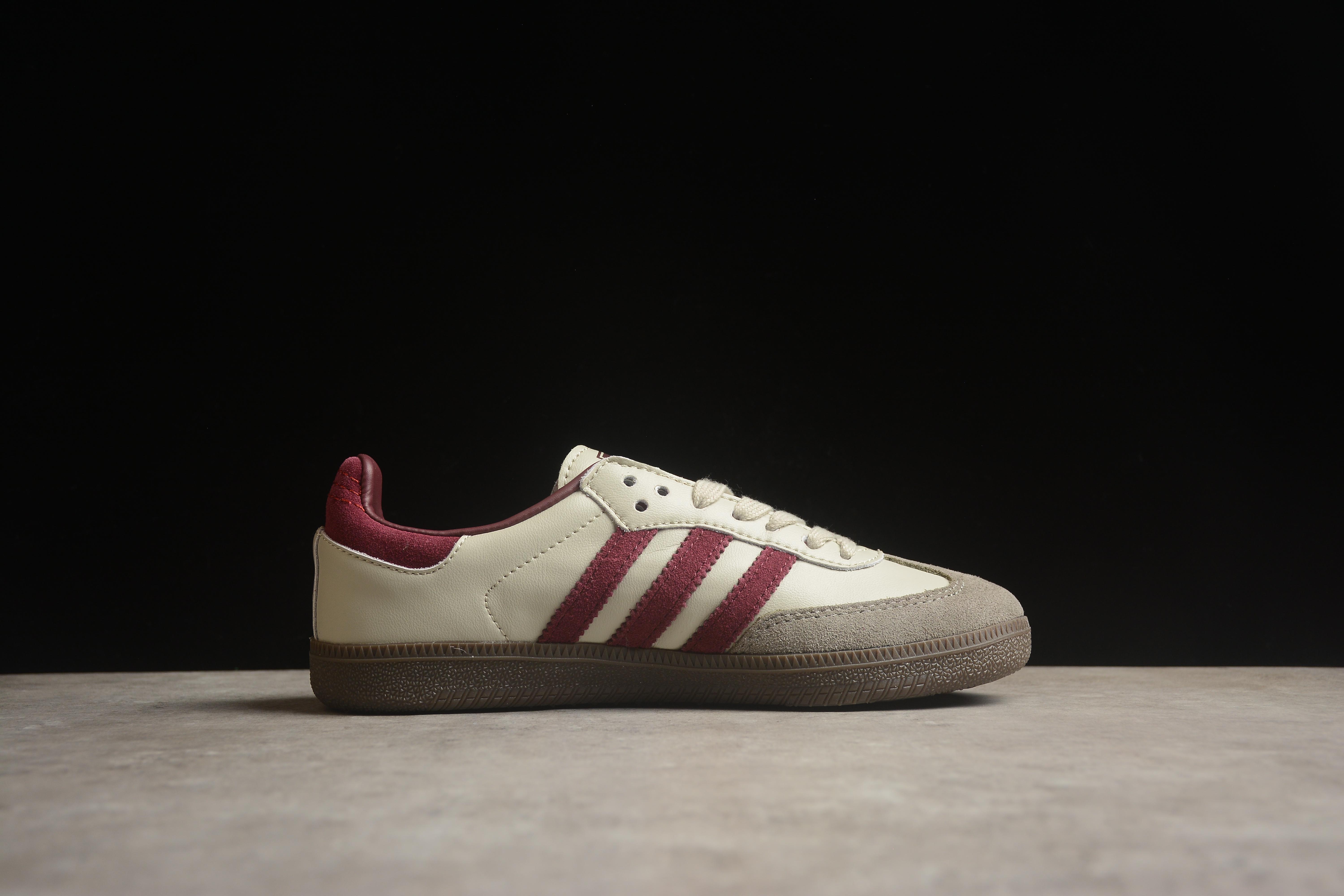 Adidas Samba OG "Putty Grey Maroon" фото № 2