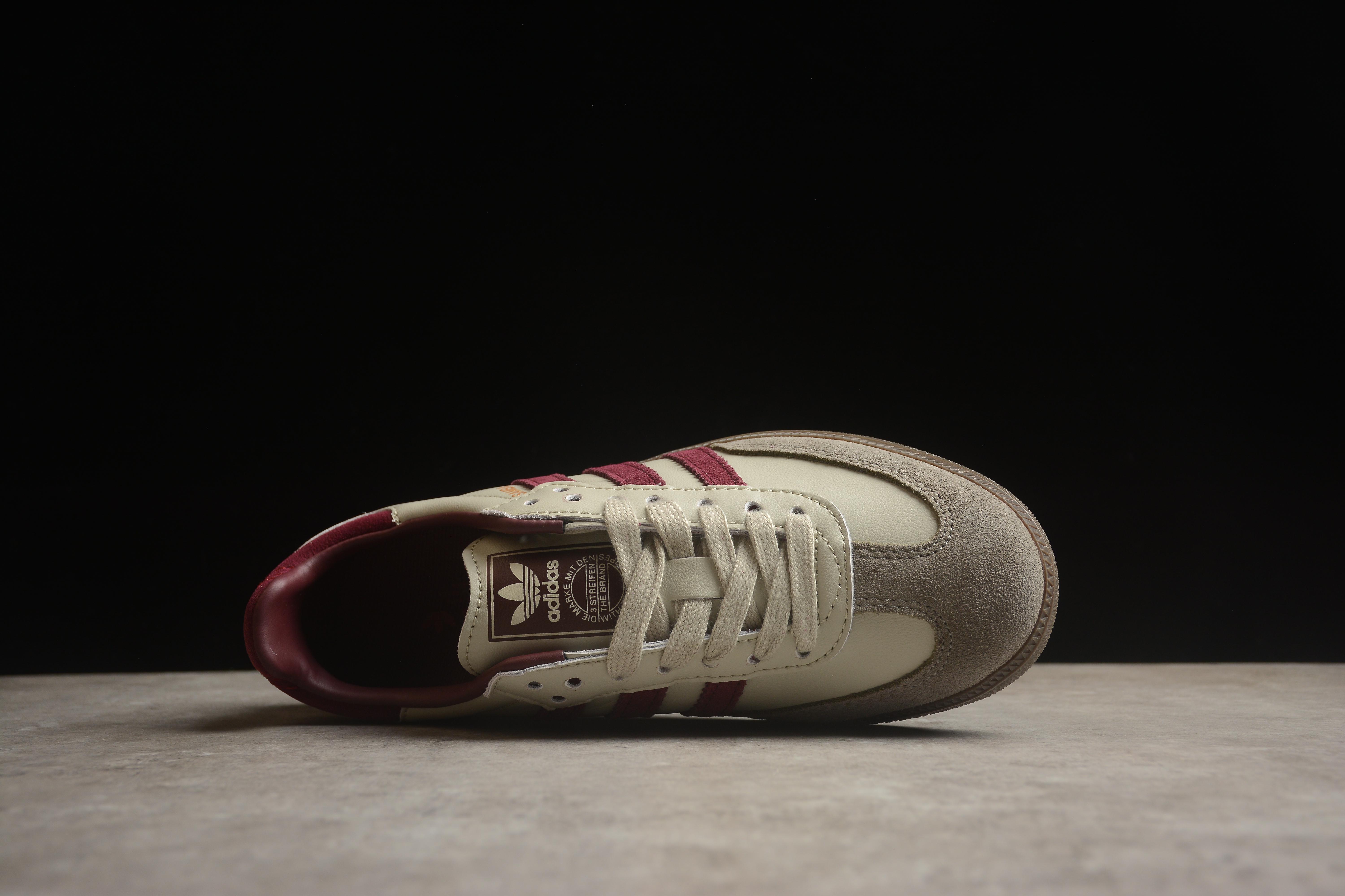 Adidas Samba OG "Putty Grey Maroon" фото № 3