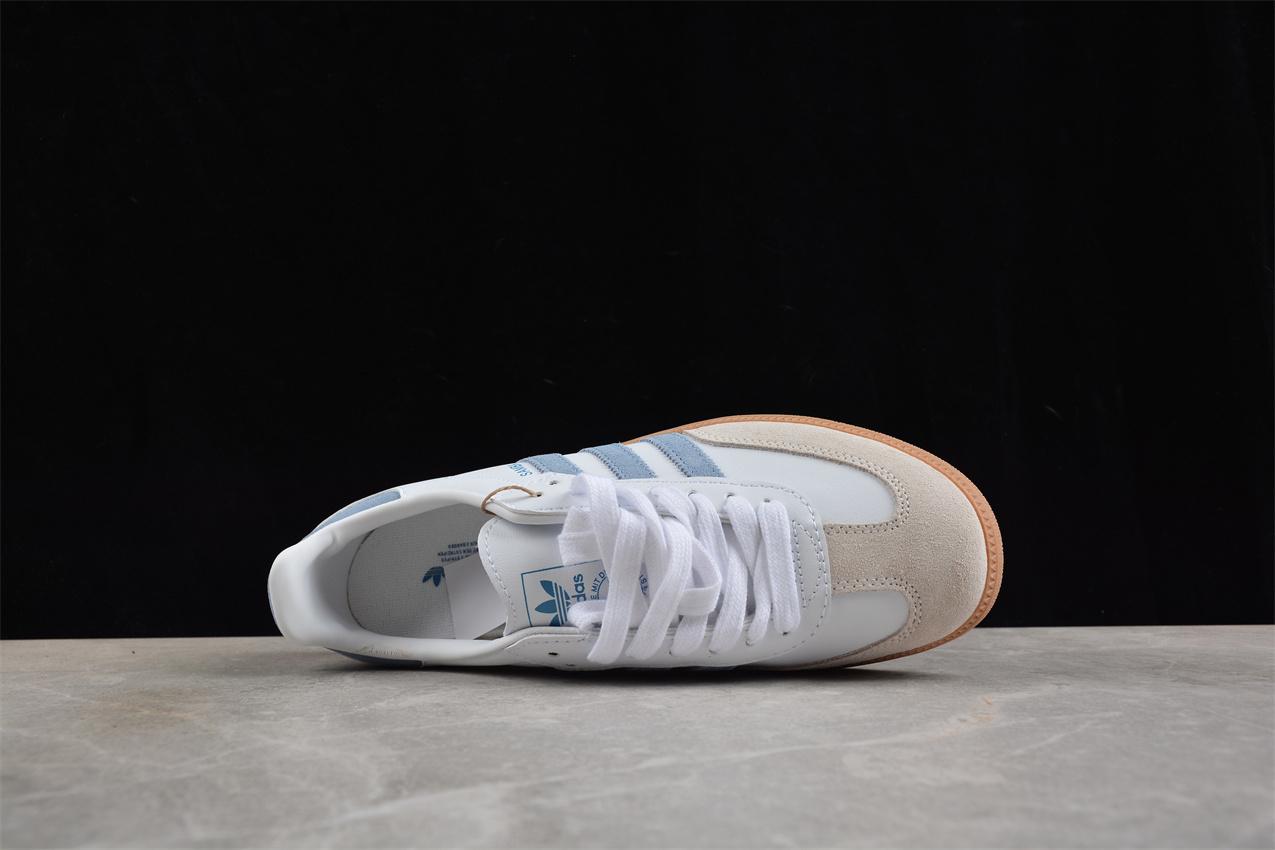 Adidas Samba OG "Cloud White/Alumina/Ash Blue" фото № 3