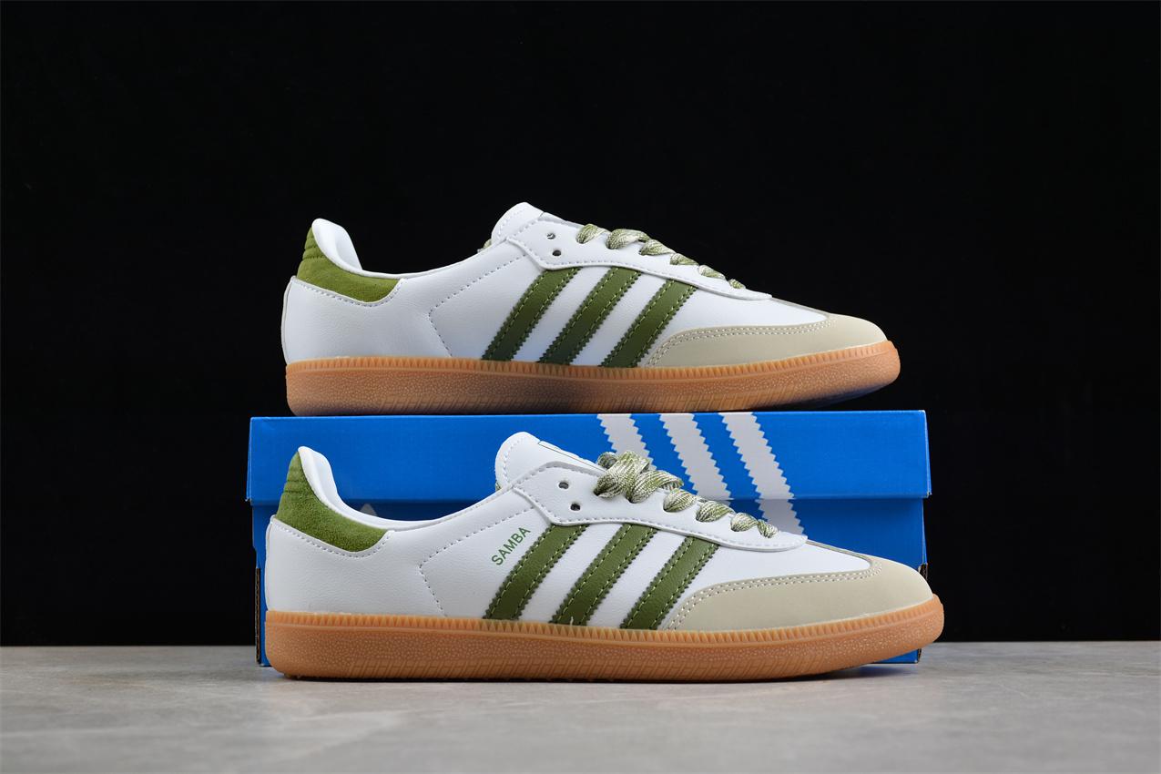 Adidas Samba OG "White/Green" фото № 9
