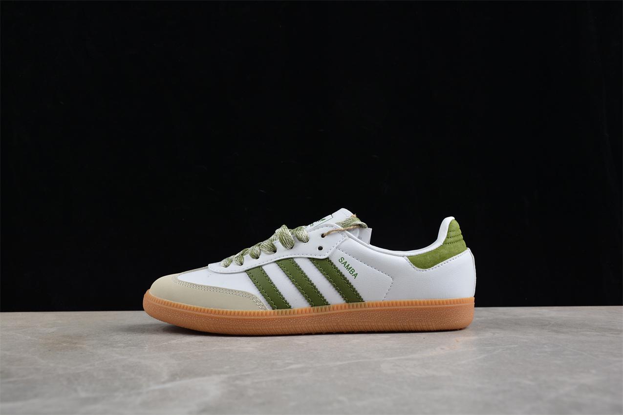 Adidas Samba OG "White/Green" фото № 2