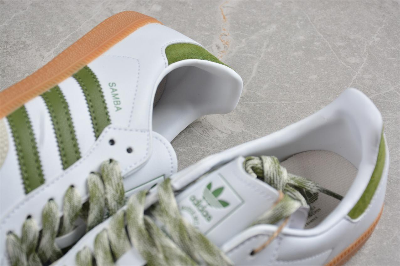 Adidas Samba OG "White/Green" фото № 8