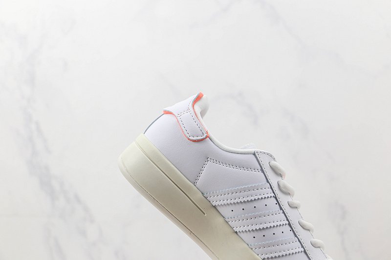 Adidas Samba "Cloud White/Orange" фото № 4