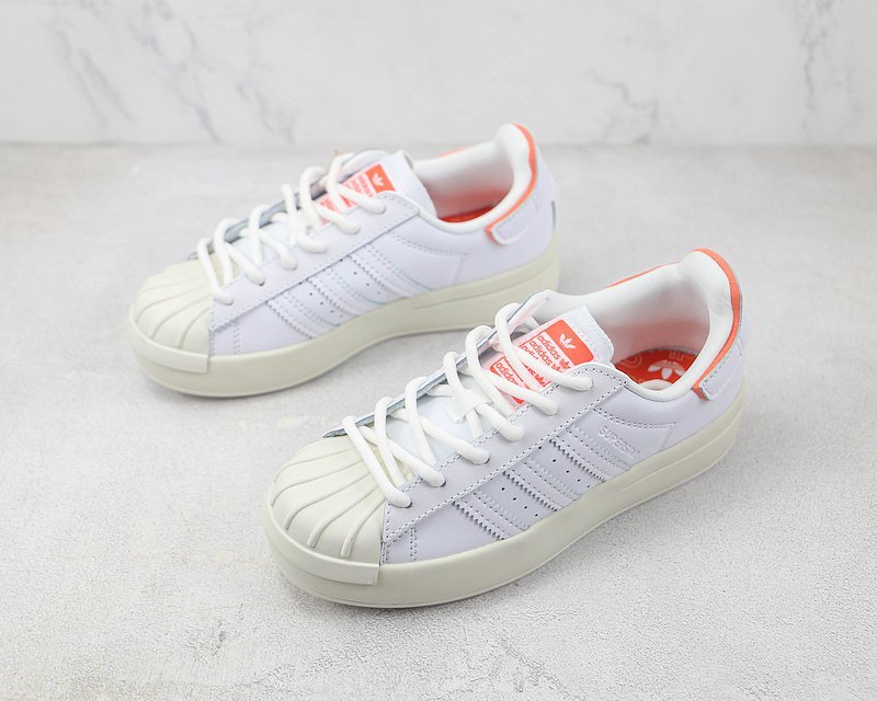 Adidas Samba "Cloud White/Orange" фото № 5